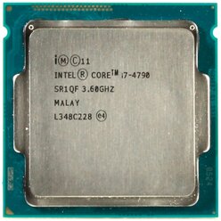 Процессор Intel Core i7-4790 (LGA1150, 4/8 до 4 ГГц, DDR3, Intel HD Graphics) OEM