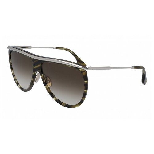 фото Солнцезащитные очки victoria beckham, авиаторы, оправа: пластик, с защитой от уф, для женщин, коричневый