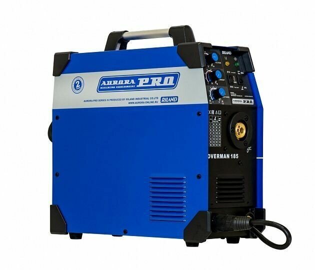 Сварочный полуавтомат инверторный AuroraPRO OVERMAN 205, мощность 200А, 2в1, сварка без газа, полуавтоматический аппарат mig mag mma