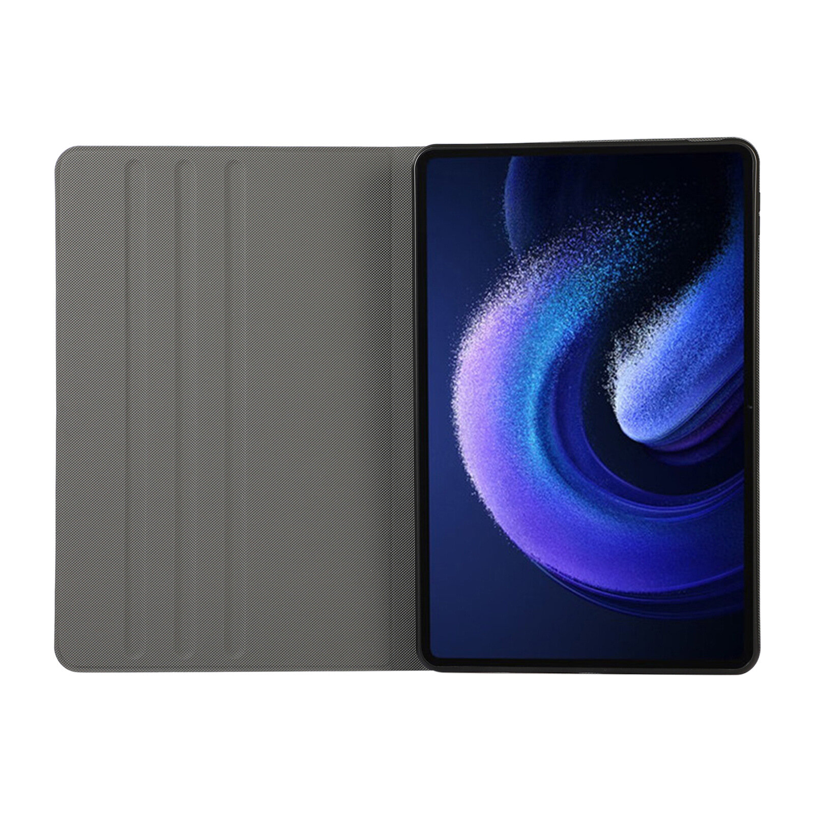 Чехол для планшета Xiaomi Mi Pad 6 / Mi Pad 6 Pro (11 дюймов), кожаный с тиснением, винтажный стиль (серый)