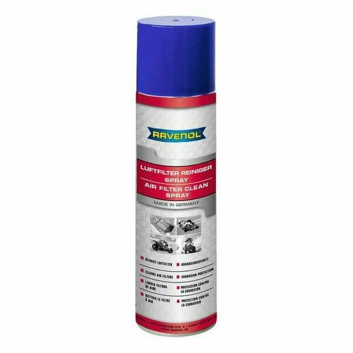 Очиститель RAVENOL 4014835703247 /136030250005000/ Air Filter Clean Spray 0,5L Очиститель-спрей высшего качест