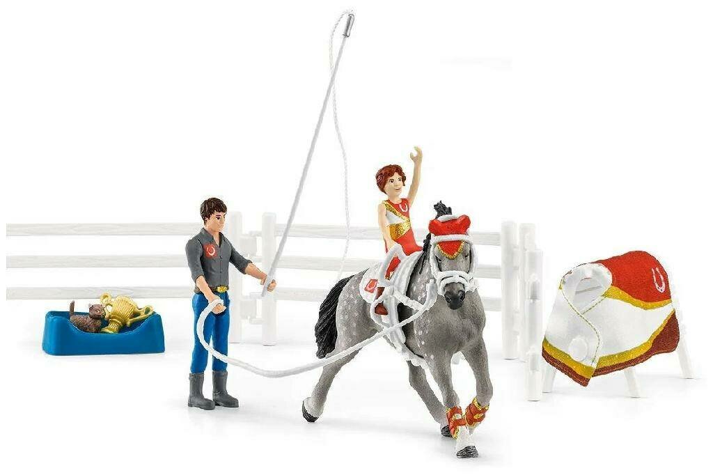 Игровой набор Schleich Набор Мии для вольтижировки 42443