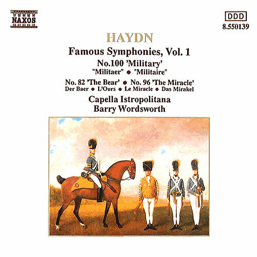 Haydn - Symphonies 82,96 & 100-Northern Chamber Orchestra / Nicholas Ward Naxos CD Deu ( Компакт-диск 1шт) haydn symphonies 82 96