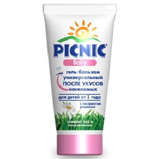 Картинки Гель-бальзам Picnic Baby после укусов насекомых, универсальный, 30 мл