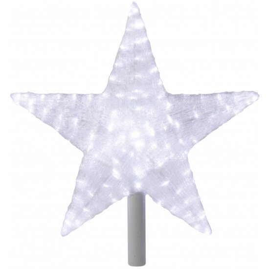 Светодиодная фигура из акрила Neon-night "Звезда" 50 см, 160 светодиодов, белый цвет свечения