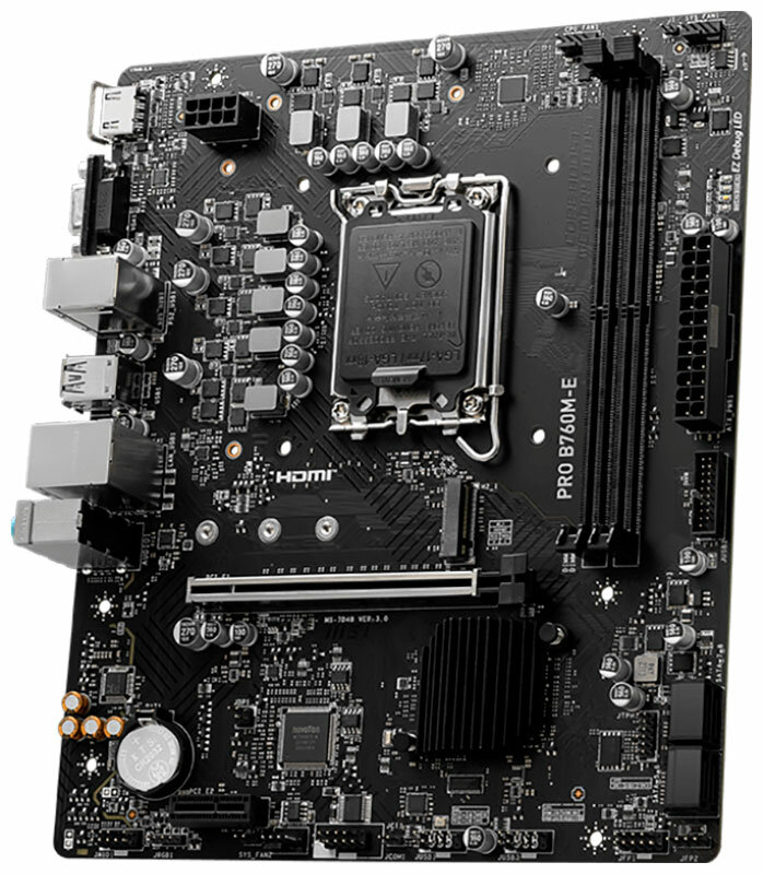 Материнская плата MSI PRO B760M-E (LGA1700, mATX) — фото 1