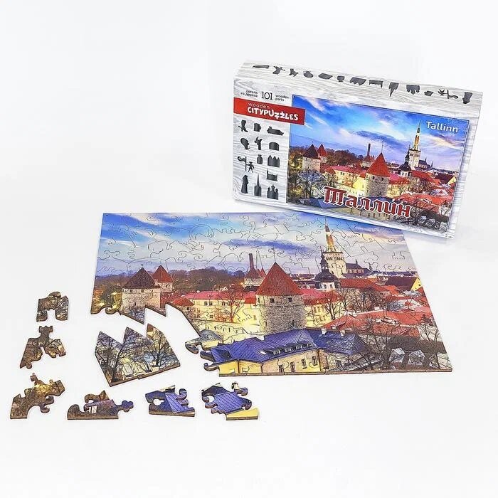 Пазл Нескучные игры Citypuzzles Таллин (8186), 101 дет.