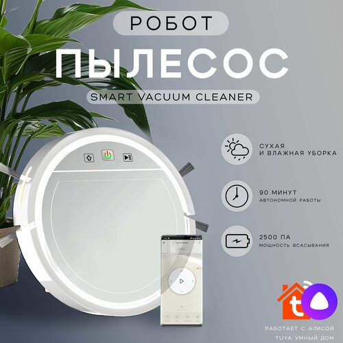 Умный робот пылесос с влажной уборкой моющий робот пылесос робот пылесос для дома 820000₽