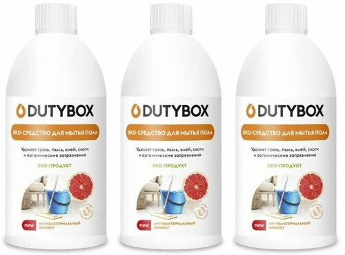 Dutybox Эко-спрей для мытья пола Грейпфрут, 500 мл, 3 уп