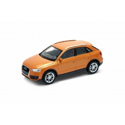 Машинка WELLY 1:38 Audi Q3 Оранжевый пруж. мех. welly 1 24 audi q5 suv alloy die cast car ornament collection toy fx fine and extreme models package