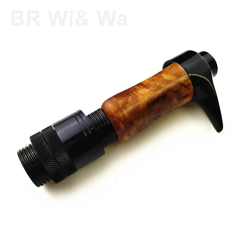 Спиннинговое сиденье BR Wi&Wa черное из дерева