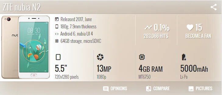 Смартфон NUBIA 64Gb, черный - фото №8