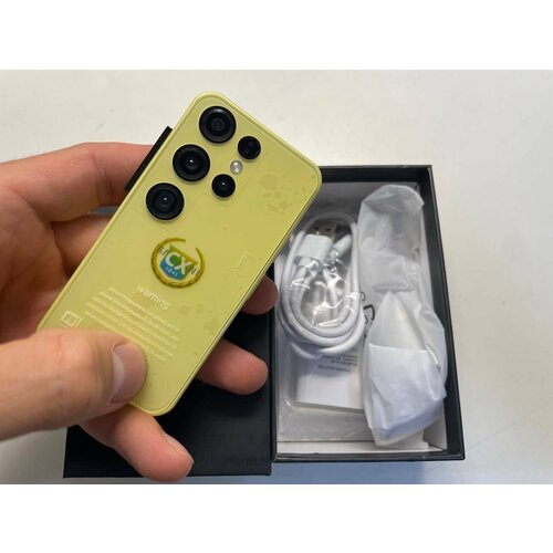 Мини-смартфон S24 Ultra 8512gb Android 12 Dual Sim Желтый Yellow 495000₽