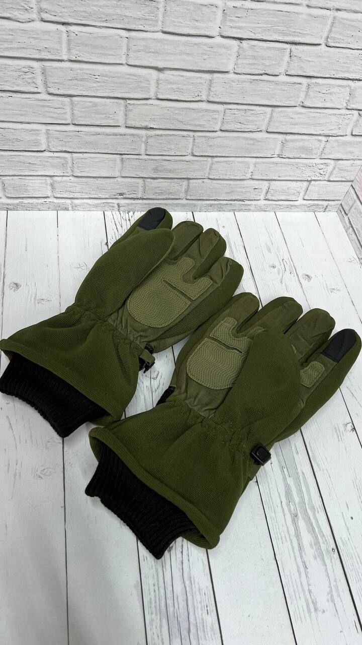 Перчатки  для мужчин, размер OneSize, зеленый — фото 1