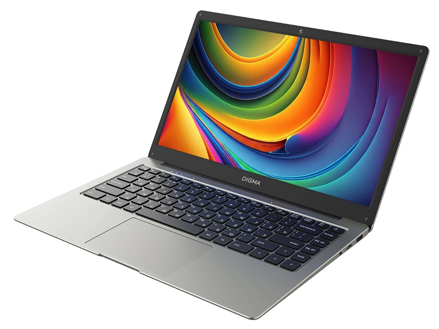 Ноутбук DIGMA EVE C4403 DN14CN-4BXW04 (14", Celeron Dual Core N4000, 4 ГБ/ eMMC 128 ГБ) Серый — фото 1