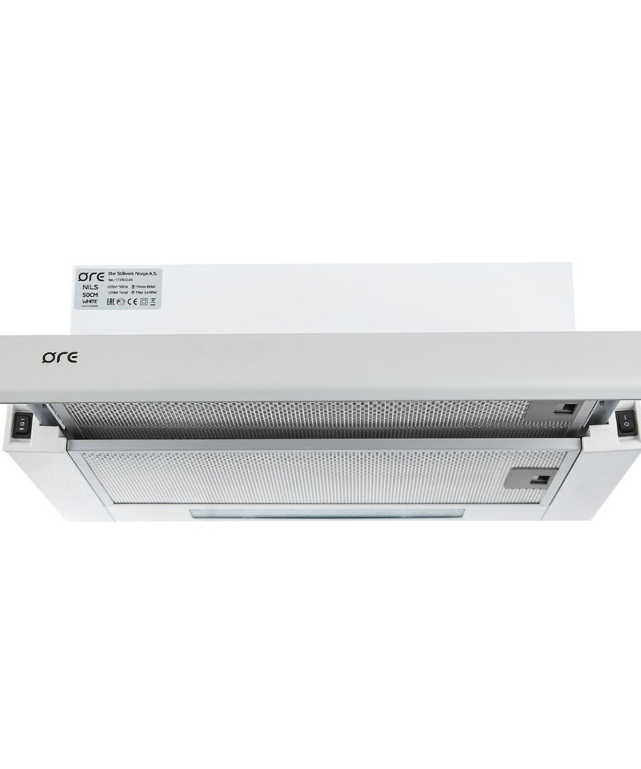 Обзор: Встраиваемая вытяжка Ore Nils 50