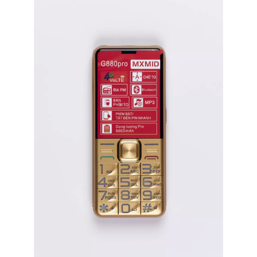 Большие кнопки кнопочный телефон MXMID G880 PRO Gold 6800mah громкий 195000₽
