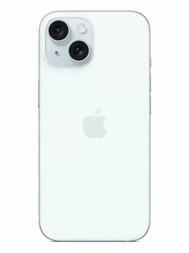 Смартфон Apple iPhone 15 128 ГБ, Dual: nano SIM + eSIM, Blue / голубой. Без RuStore. — фото 1