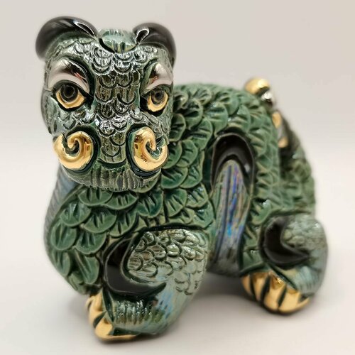 Дракон малый De Rosa Rinconada. Символ года 2024. Керамическая фигурка. Длина 8,5 см Уругвай