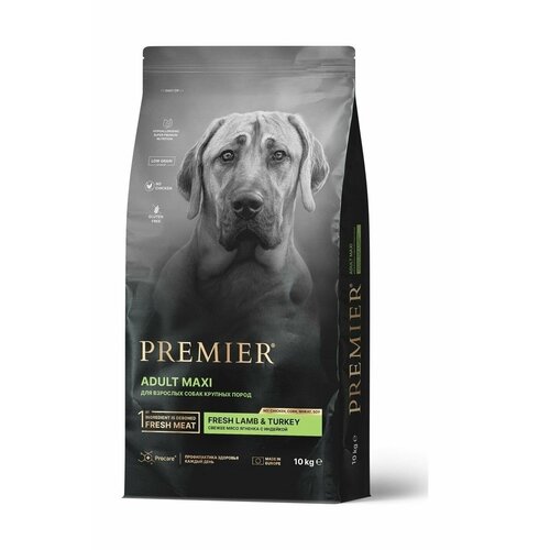 Premier Dog Maxi Lamb&Turkey - Сухой корм для собак крупных пород, с Ягненком и Индейкой 10кг