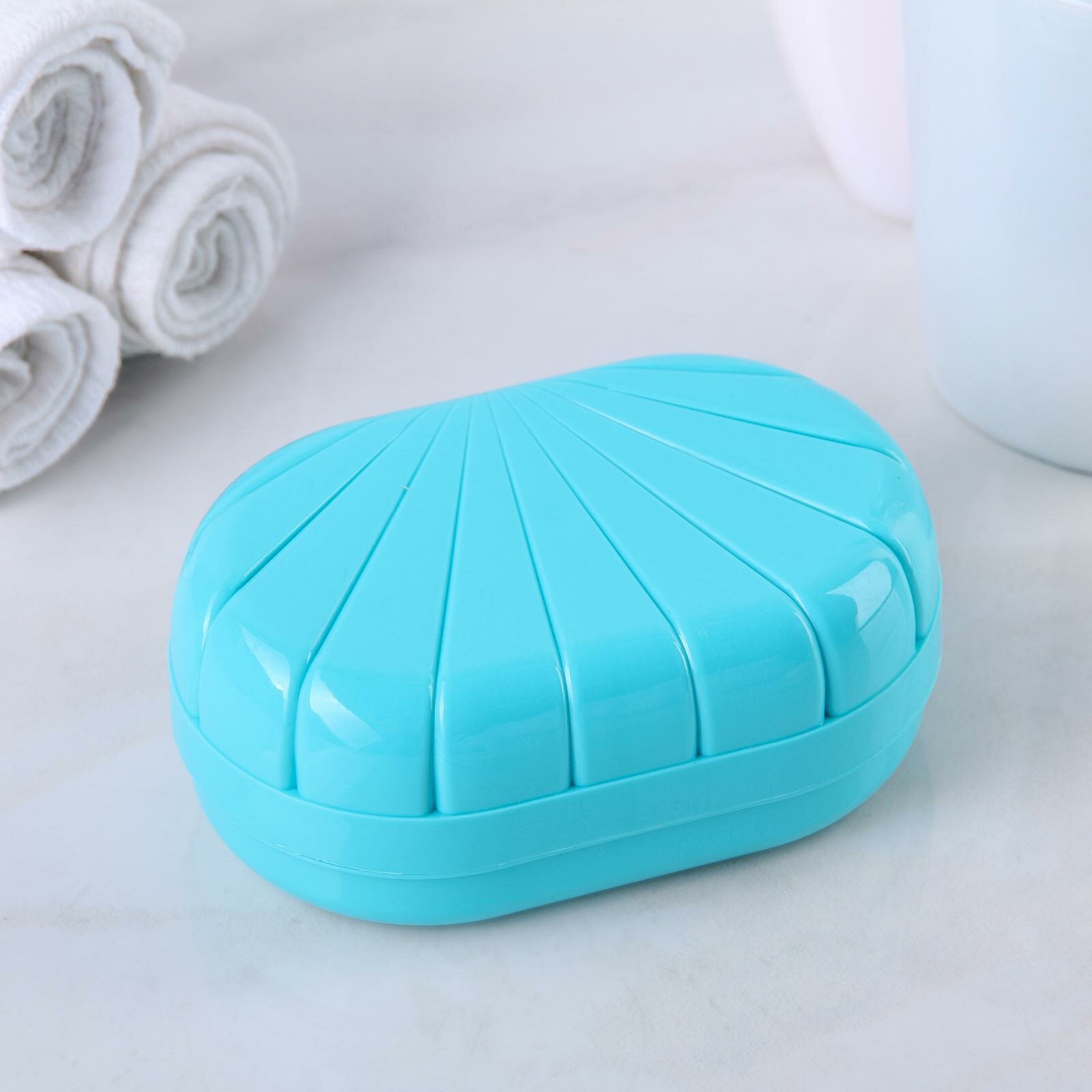 Мыльница Полимербыт «Дорожная», размер 11.5×8×4 см, цвет микс