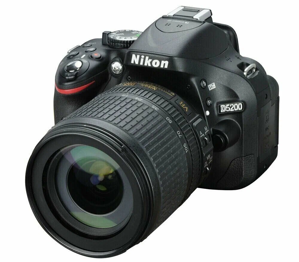 Фотоаппарат Nikon D5200 Kit AF-S DX NIKKOR 18-105mm f/3.5-5.6G ED VR, черный