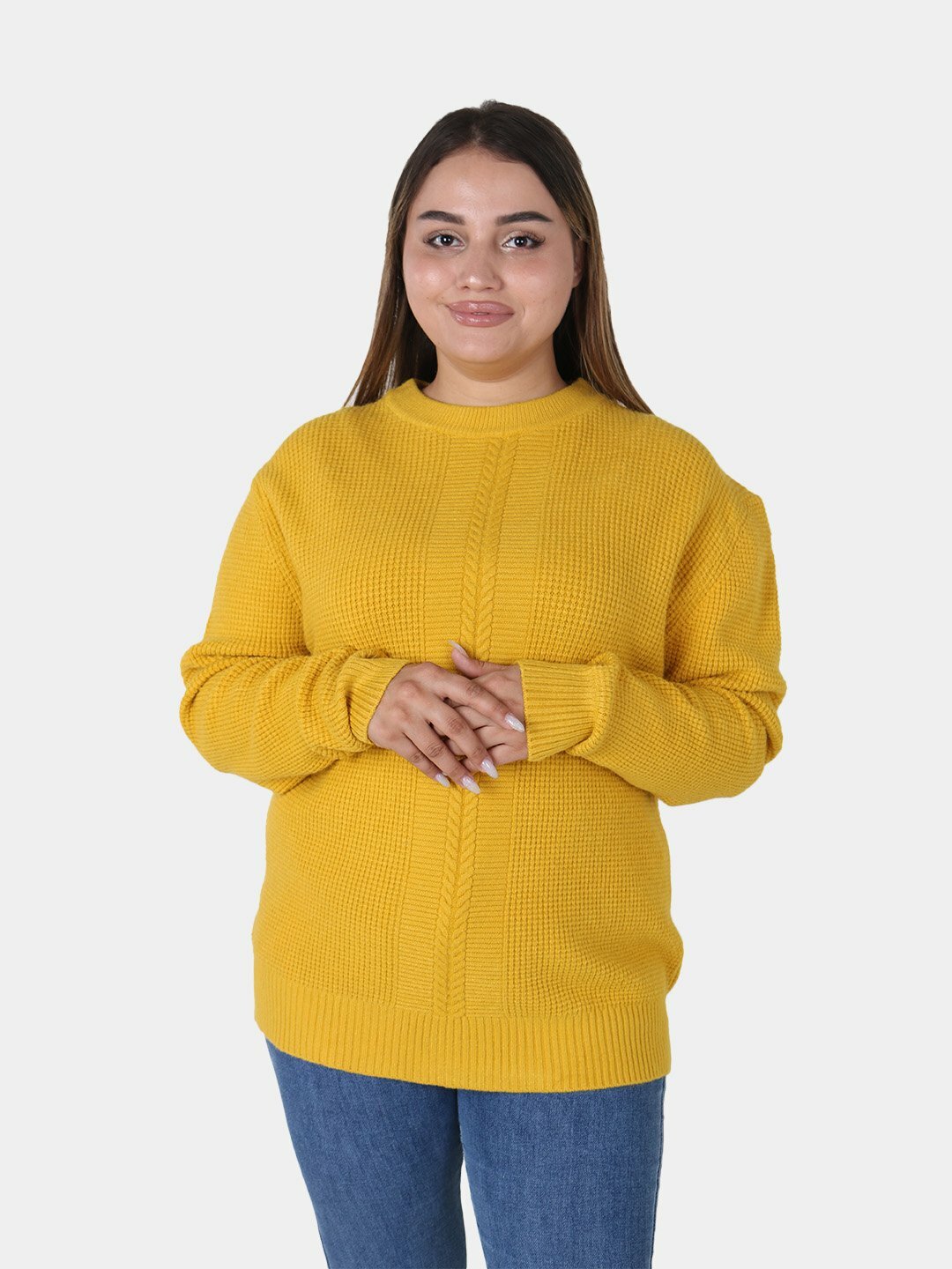 Джемпер , размер One Size, светло-оранжевый