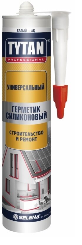 TYTAN Professional Герметик Силиконовый Универсальный черный 310мл