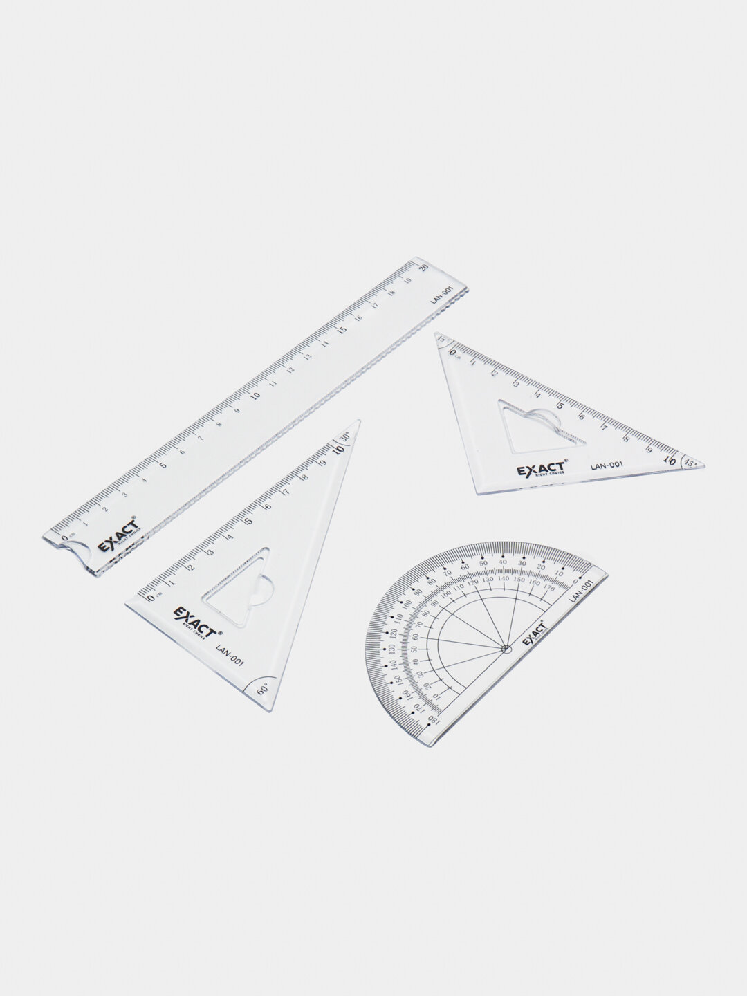 Набор линеек Exact, Прозрачный