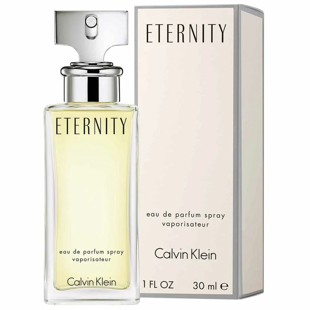 CALVIN KLEIN ETERNITY lady вода парфюмерная женская 30 мл / Духи женские Кельвин кляйн этернети парфюм франция