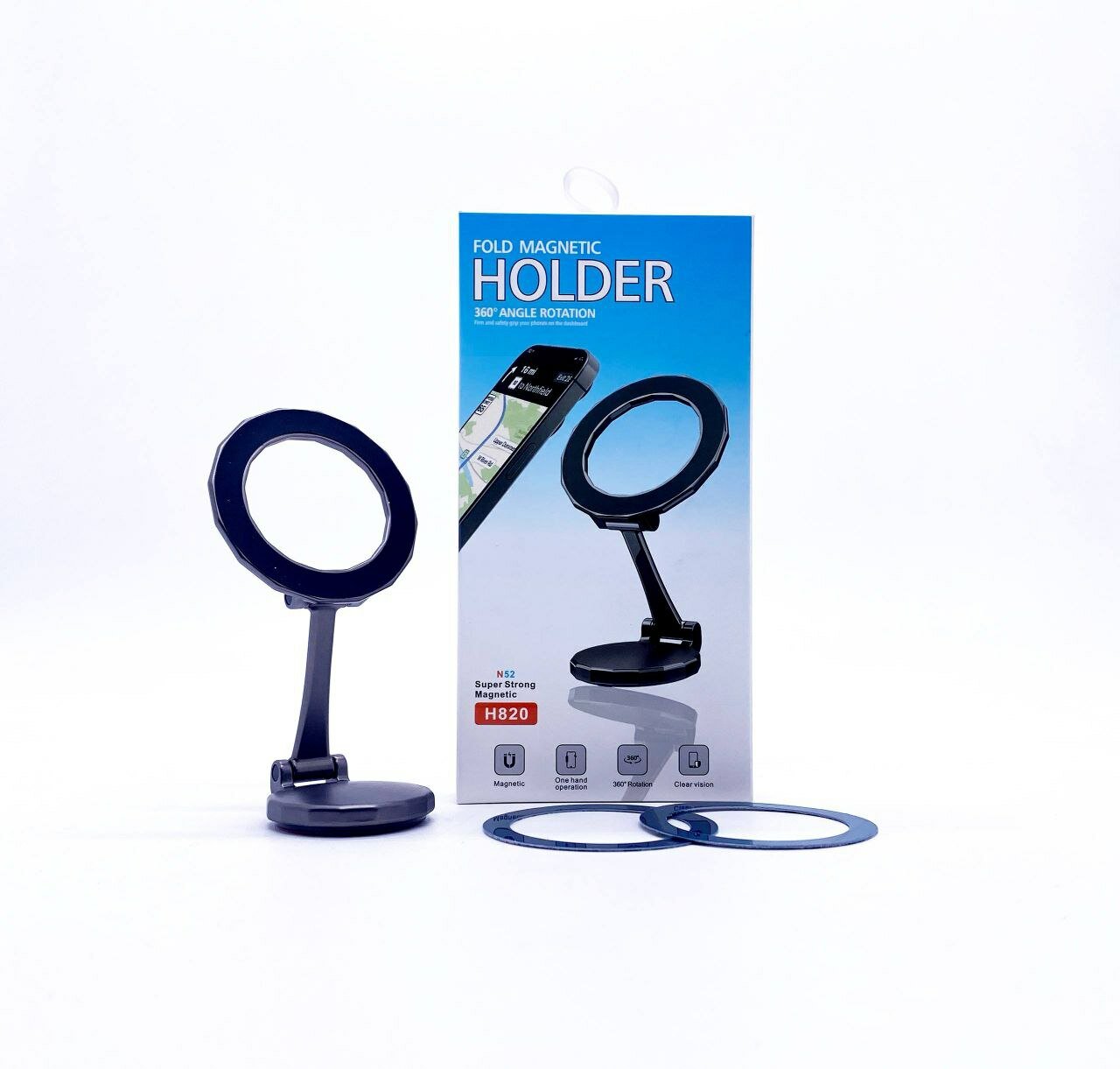 Магнитный держатель телефона для автомобиля Holder MagSafe H820 Mobicom