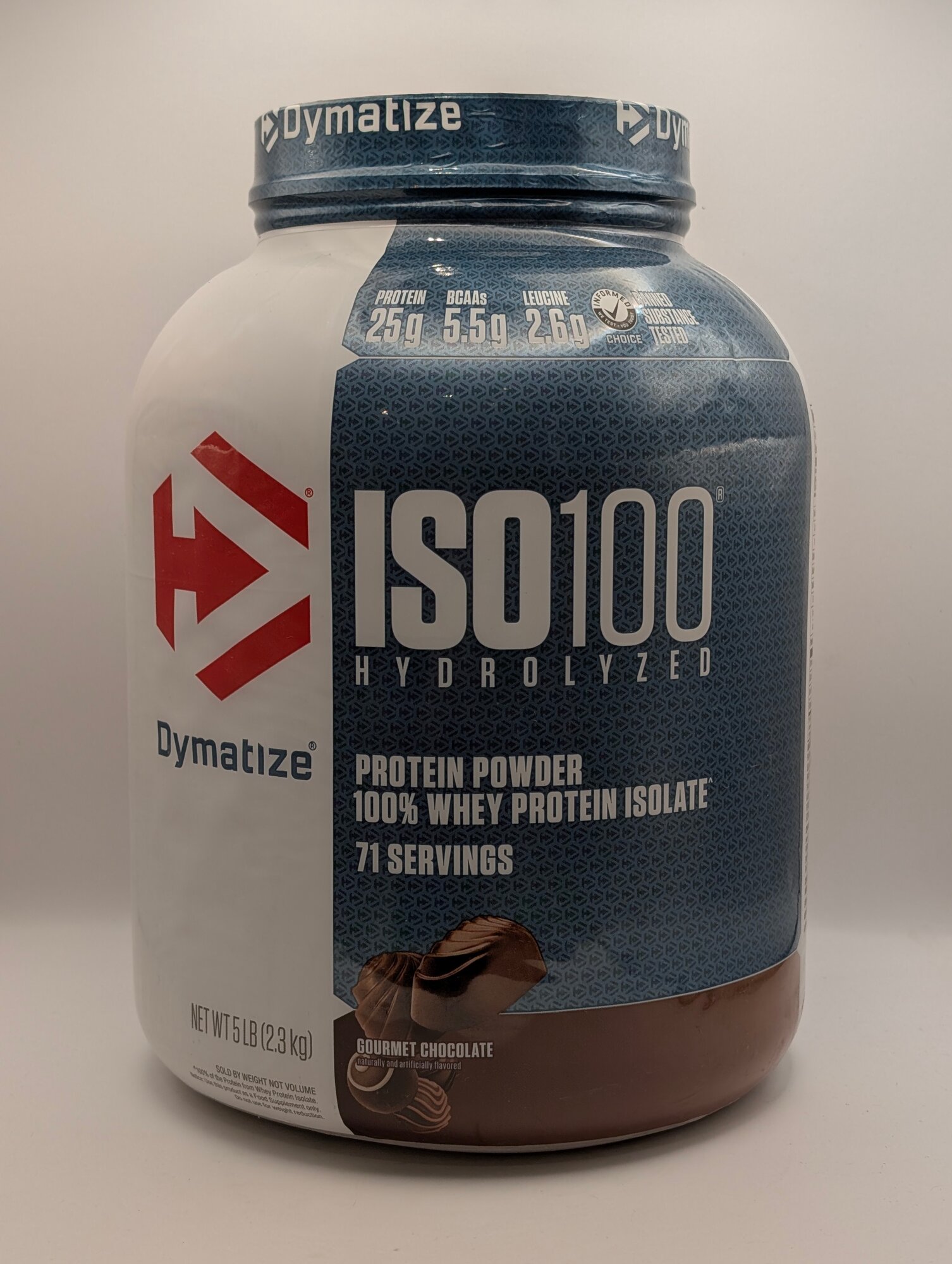 Гидролизованный изолят сывороточного белка Dymatize ISO 100 Изысканный Шоколад