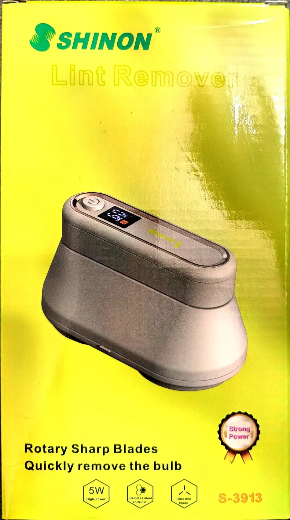 Машинка для удаления катышков Shinon S-3913, для деликатных тканей, с рукояткой