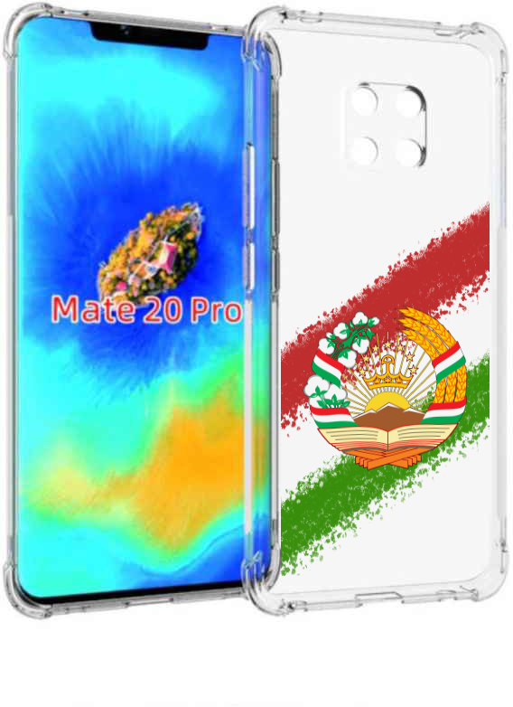 Чехол задняя панель накладка бампер MyPads герб флаг Таджикистана для Huawei Mate 20 Pro/Mate 20 RS 6.39