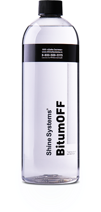 Очиститель кузова Shine Systems от битума BitumOFF, 0.75 л, 0.75 кг