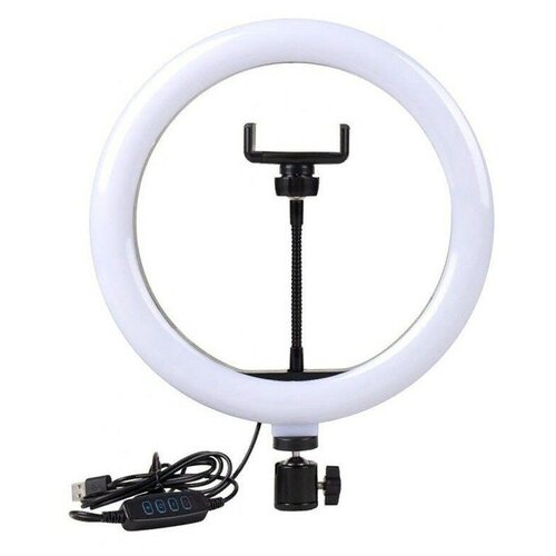 Кольцевая лампа Ring Fill Light 3 цвета 10 уровней яркости 26см черный 121000₽