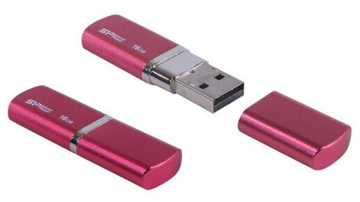 Флешка Silicon power LuxMini 720 SP016GBUF2720V1H 16 Гб Pink