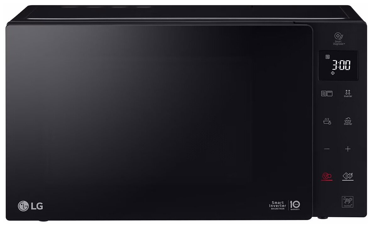 Микроволновая Печь LG MH6535GIS 25л. 1150Вт черный - фотография № 1