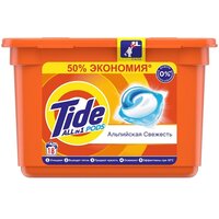 Tide капсулы Все в 1 PODs Альпийская Cвежесть, контейнер, 18 шт., 0.52 кг