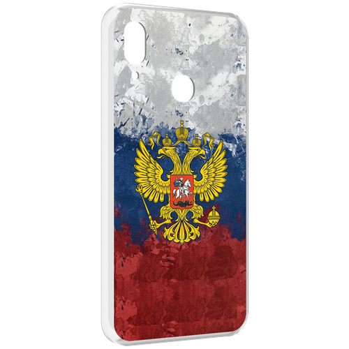 Чехол MyPads герб-России для BQ BQ-6040L Magic задняя-панель-накладка-бампер