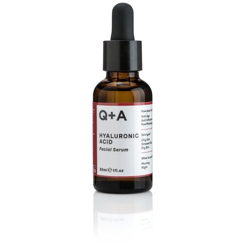 Q+A Hyaluronic Acid Facial Serum 30ml/ Q+A Сыворотка для лица 30мл