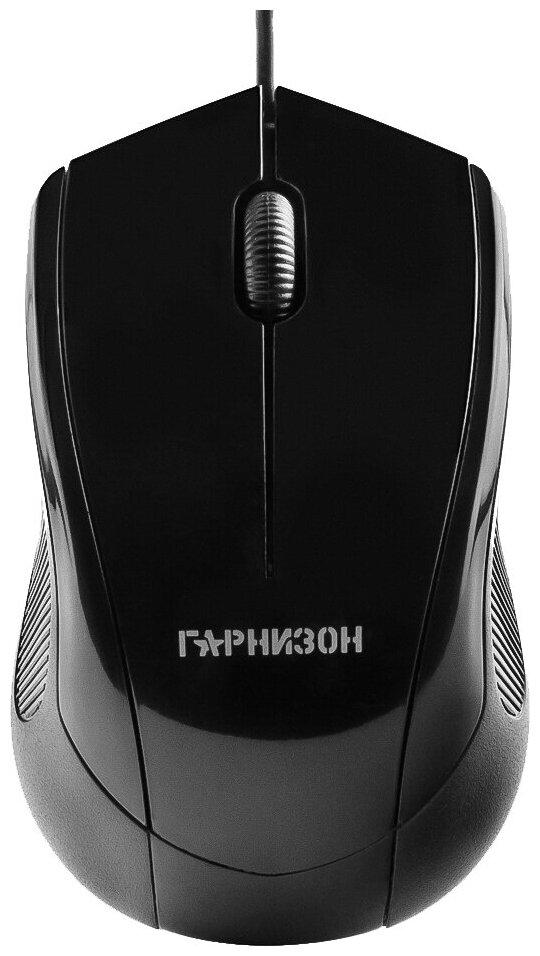 Гарнизон Мышь GM-200, USB, чип- Х, черный, 1000 DPI, 2кн.+колесо-кнопка