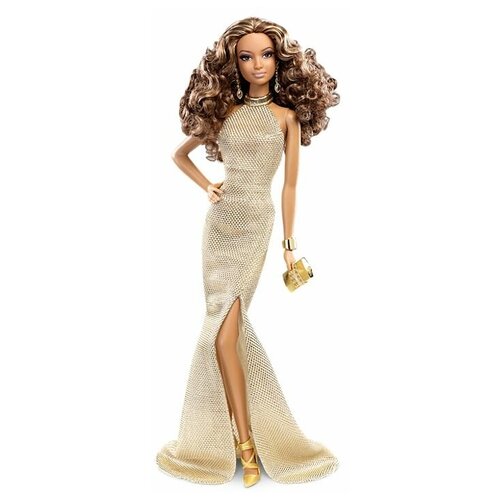 Кукла Barbie Красная ковровая дорожка Золотое платье, BCP87 кукла barbie красная ковровая дорожка 29 см bcp89