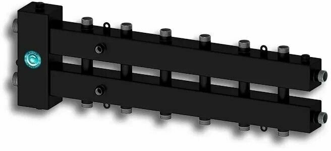 Гидравлический разделитель совмещенный с коллектором Север М7 (70кВт 7 выходов)