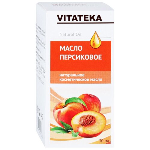 Купить Vitateka Масло для тела персиковое, 30 мл, Аромамарка, масло