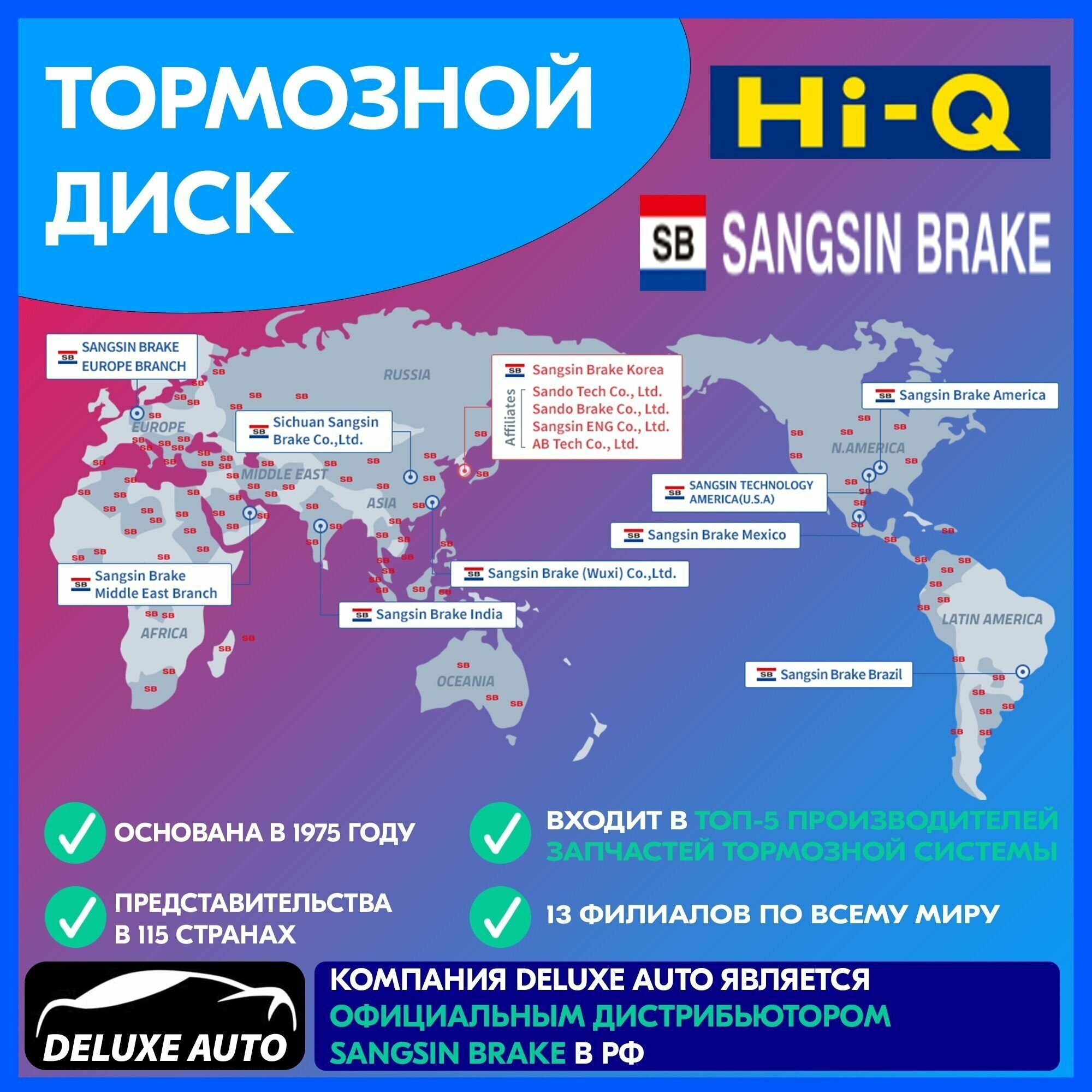 Диск Тормозной Передний Chevrolet Lacetti 04- Sangsin Brake Sd3017 Sangsin brake арт. SD3017 - фотография № 8