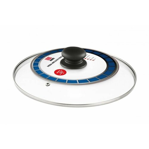 Крышка стеклянная НМП с металлическим ободом, 26 см 43026