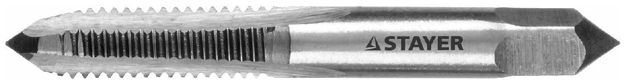 STAYER M6х1, метчик для сквозных и глухих отверстий, одинарный, (28021-06-1.0)