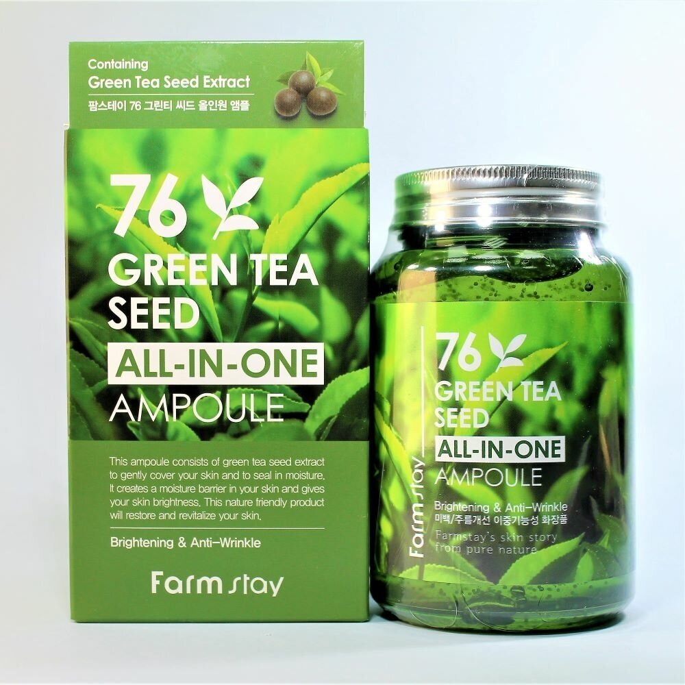 Сыворотка с экстрактом зеленого чая Farmstay 76 Green Tea All In One Ampoule 250мл