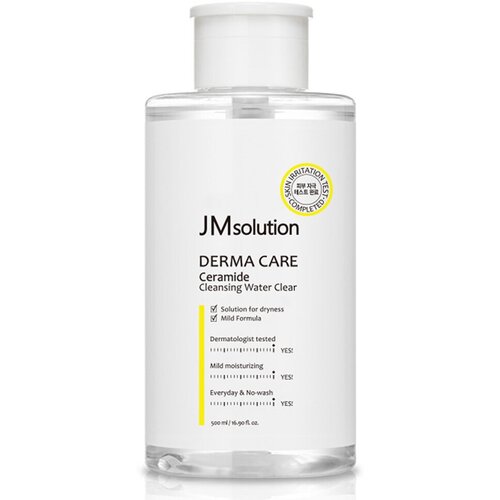 JMsolution Очищающий тоник с керамидами DERMA CARE CERAMIDE CLEANSING WATER CLEAR, 500 мл